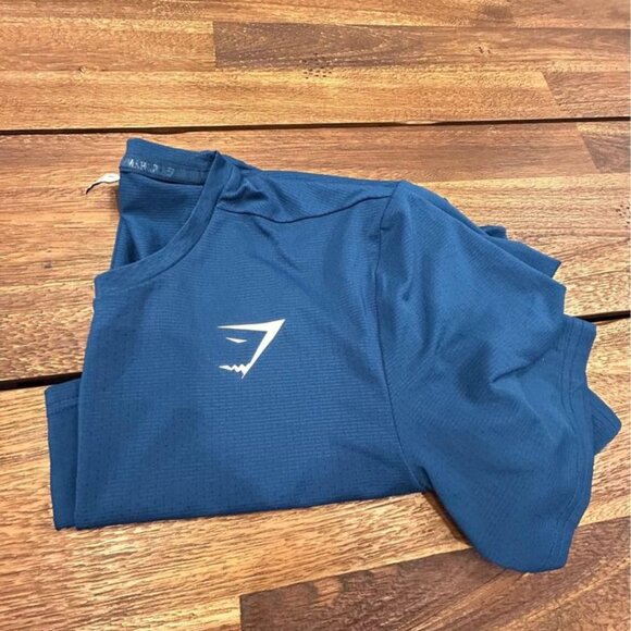 GYMSHARK mens t-shirt. Size Medium. New condition. Blue. Worn one or two times. - Picture 9 of 10